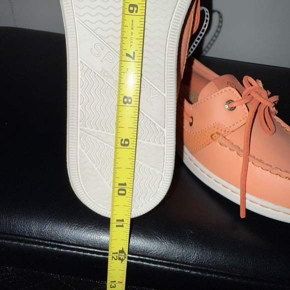 Sperry Starfish Eco Perf Top-Sider Women’s Leather Boat Shoes Size 9.5 Coral - Picture 8 of 9